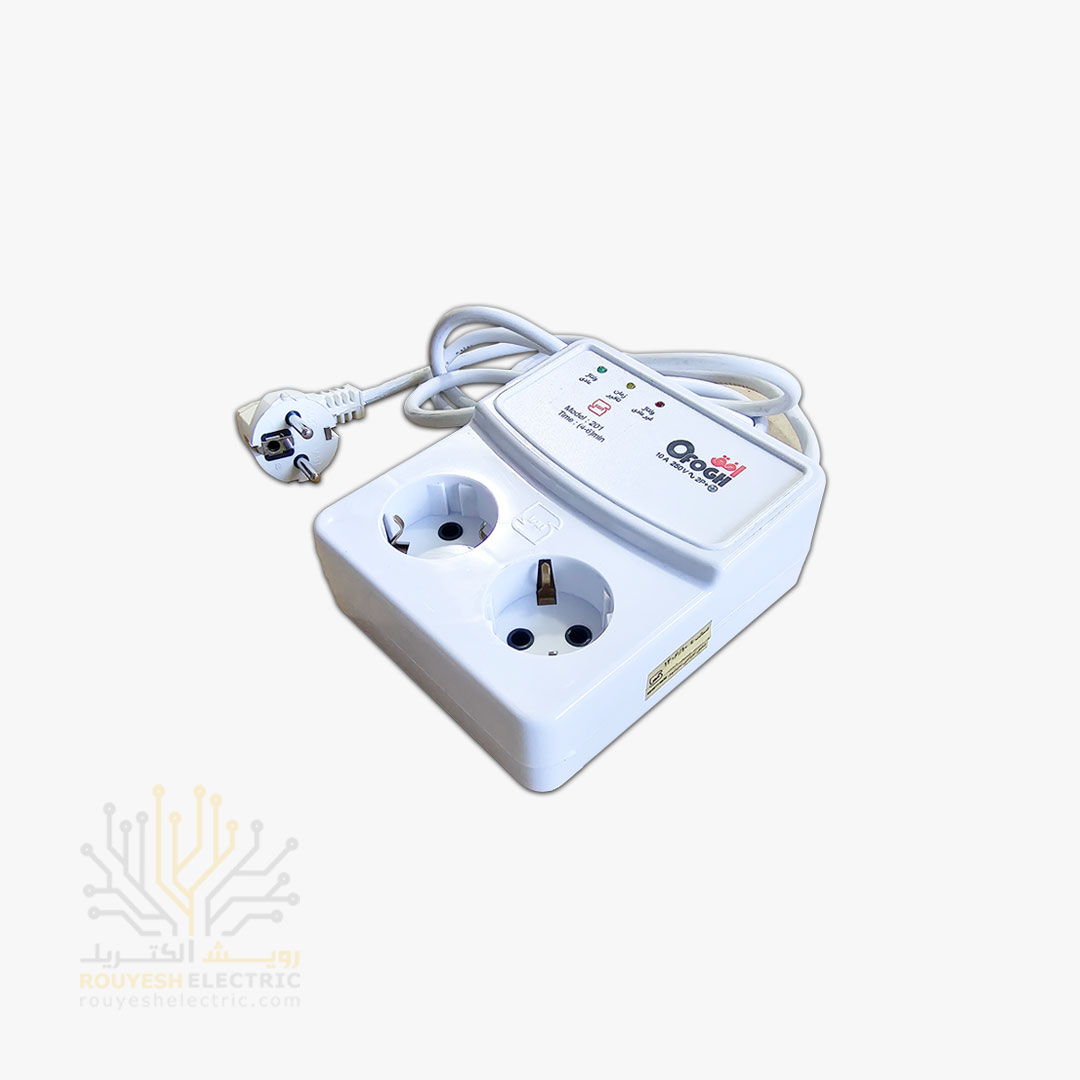 محافظ برق یخچال برند افق دو خانه ارتدار آنالوگ 1/8متری