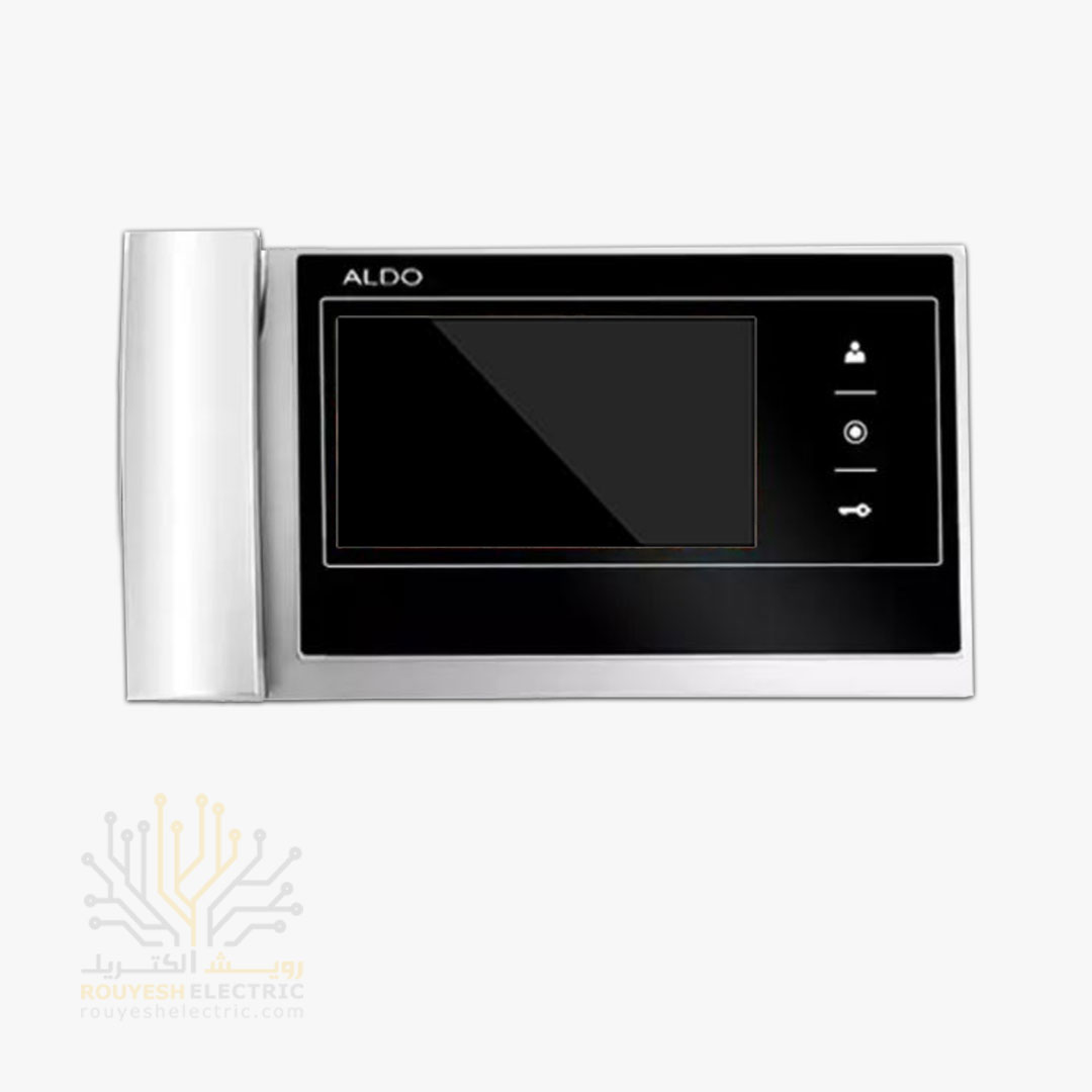 مانیتور 7 اینچ برند الدو مدل 727m با حافظه نقره ای