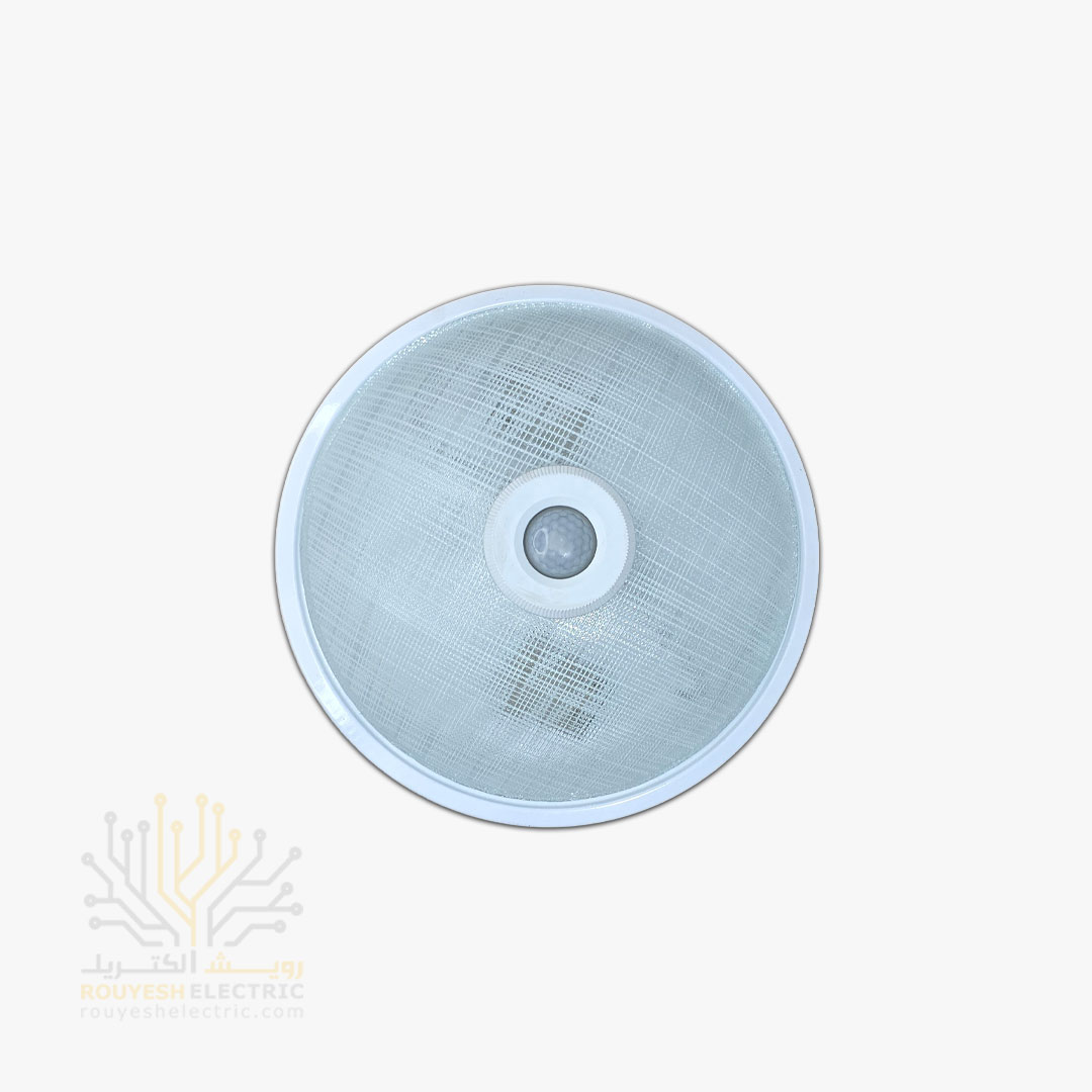 چراغ سقفی سنسور دار مدل فلز شیشه