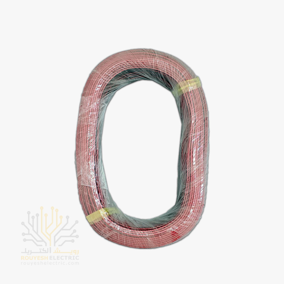 سیم باند و بلندگو مدل مشکی 2 رنگ 2x8 رشته رنگ مس 60 متری