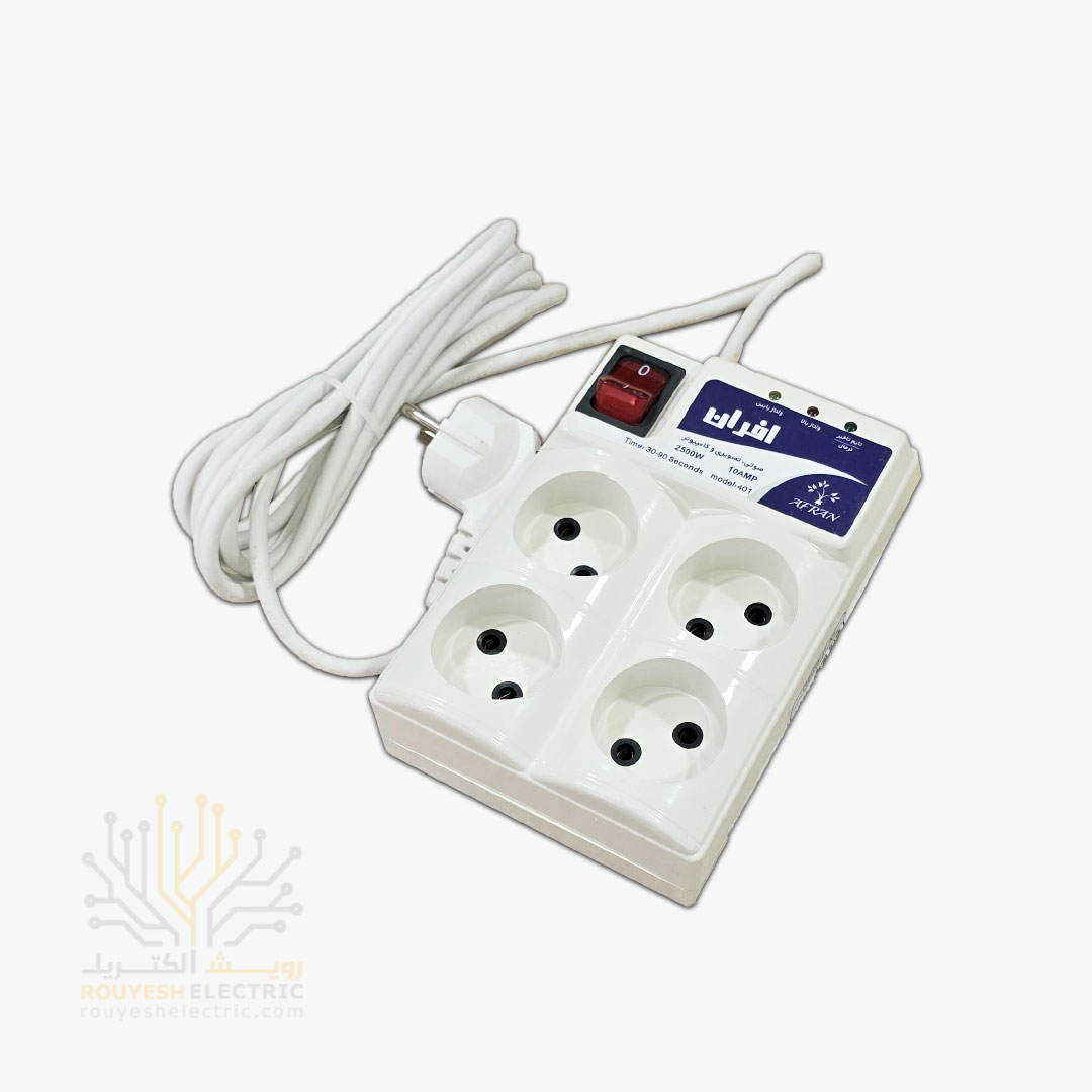محافظ برق کامپیوتر برند افران مدل 401 چهار خانه استاندارد 3 متری