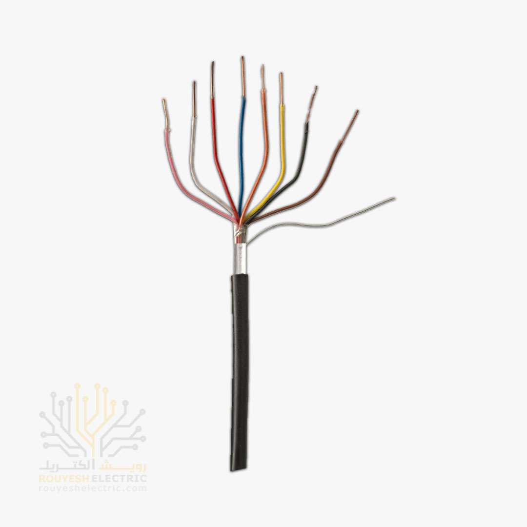 کابل 4 زوجی زمینی برند تک کابل کرمان ضخامت 0/6 کارتن 298 متری