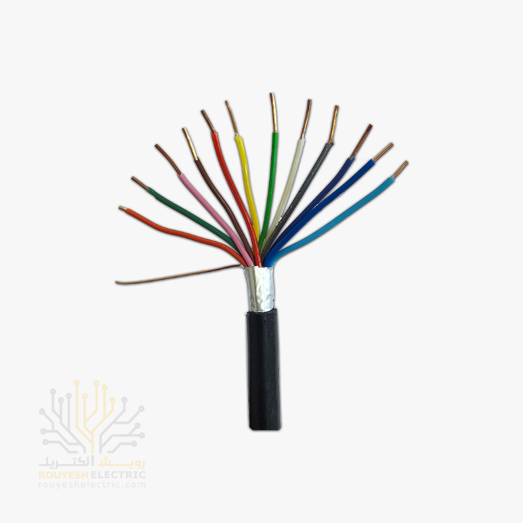 کابل 6 زوجی زمینی برند تک کابل کرمان ضخامت 0/6 کارتن 242 متری