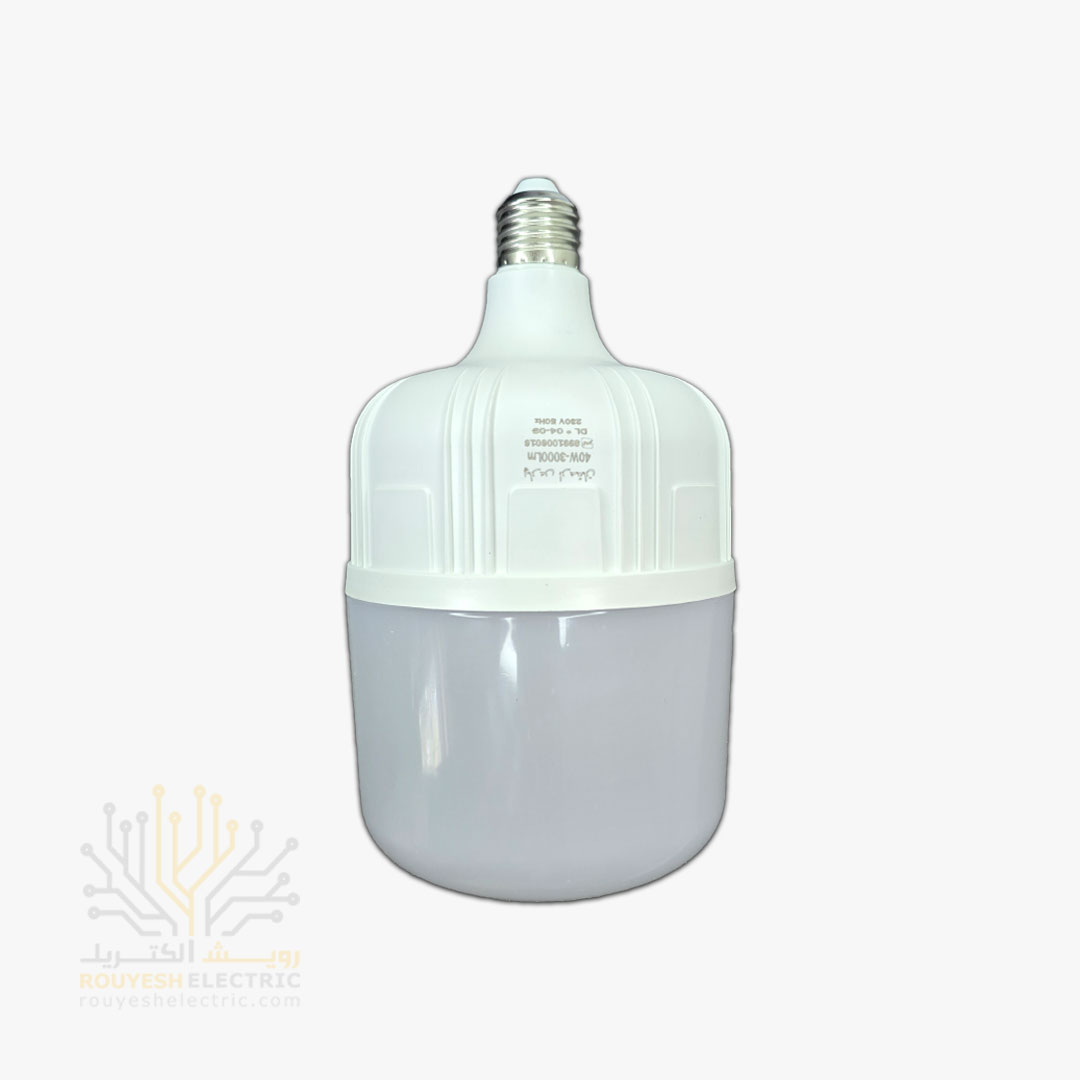 لامپ ال ای دی 40 وات استوانه برند پارس ارمغان مهتابی