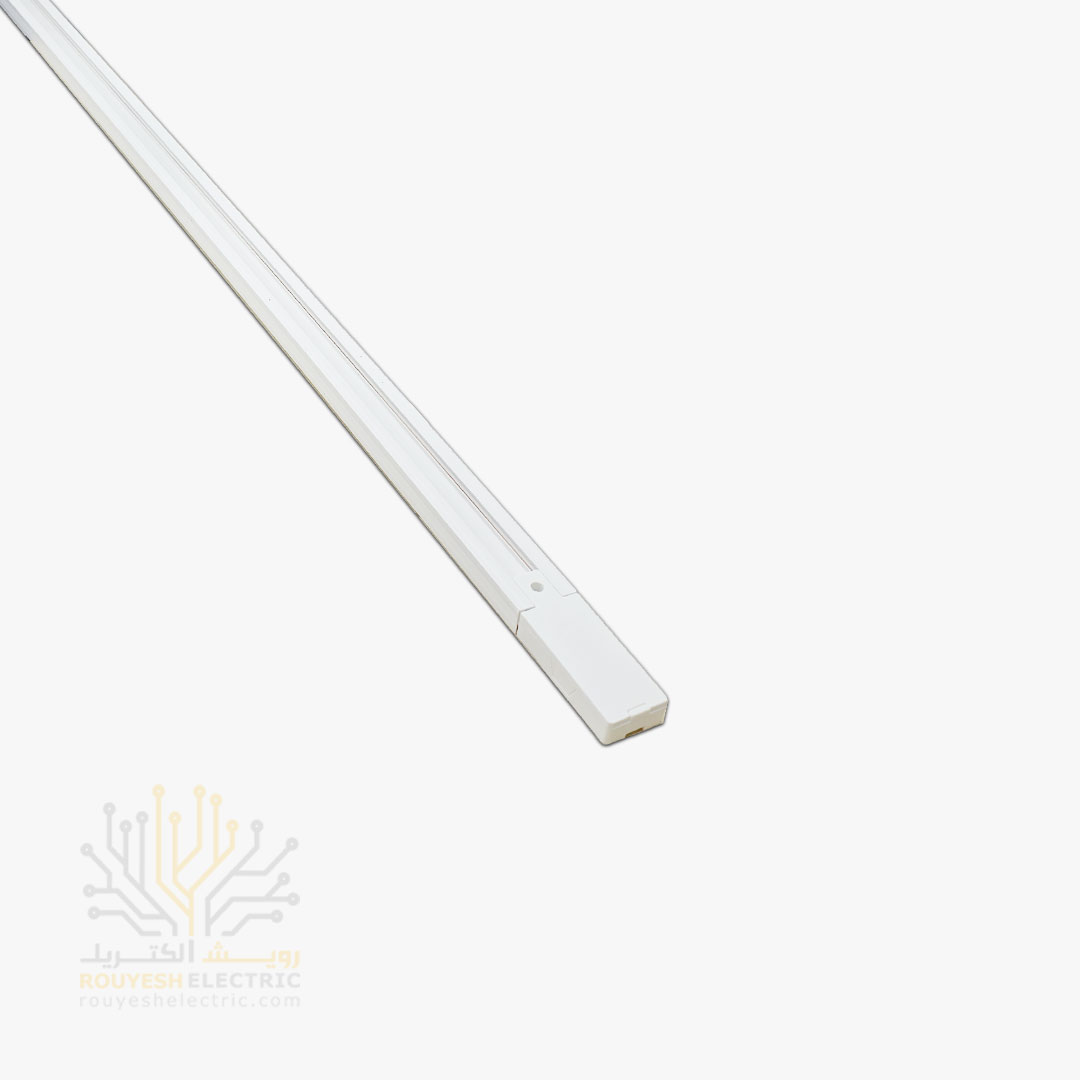 ریل چراغ دکوراتیو برند ایران مهر 2 متری بدنه PVC رنگ سفید