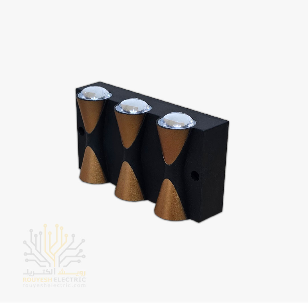 چراغ دیواری دکوراتیو برند فروزش 6 وات نور آفتابی