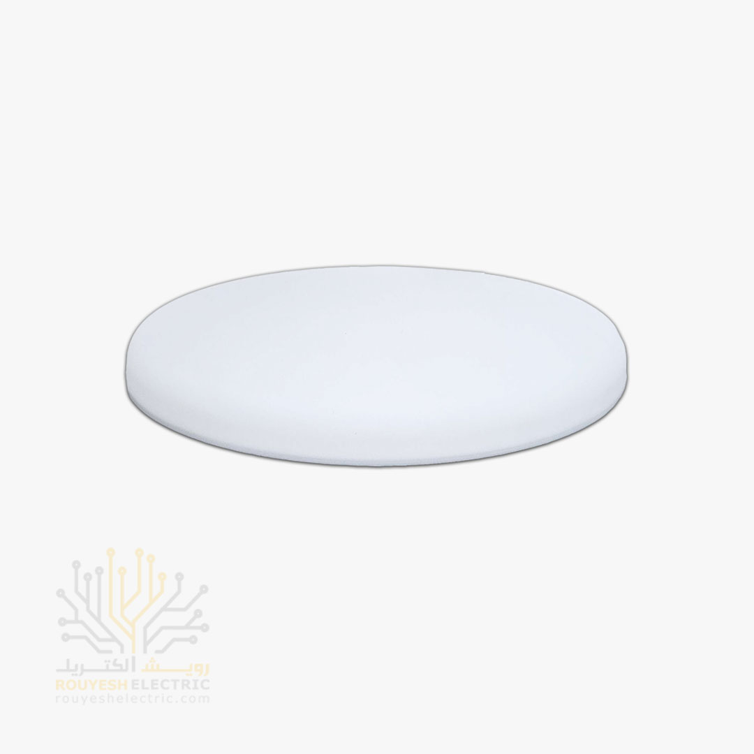 پنل سقفی توکار فول لایت 36 وات برند ایران مهر فنر متغیر دایره استاندارد رنگ مهتابی