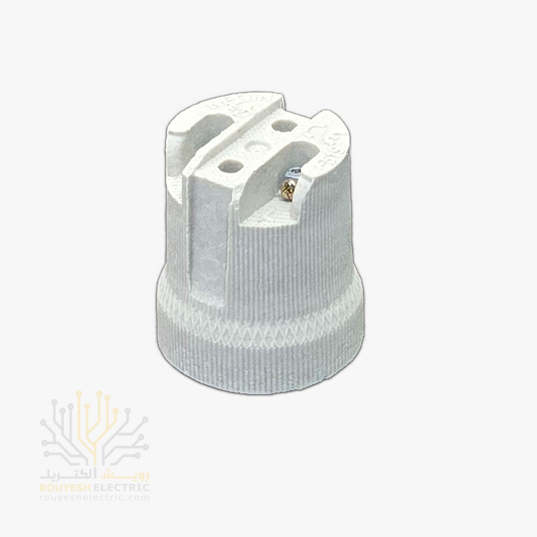 سرپیچ لامپ تونلی E27 برند نگین سرامیکی