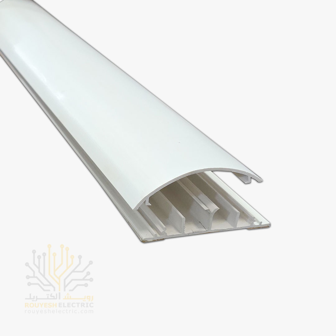 داکت برق زمینی برند سوپیتا نمره 90x20 چسبدار رنگ سفید 20 متر