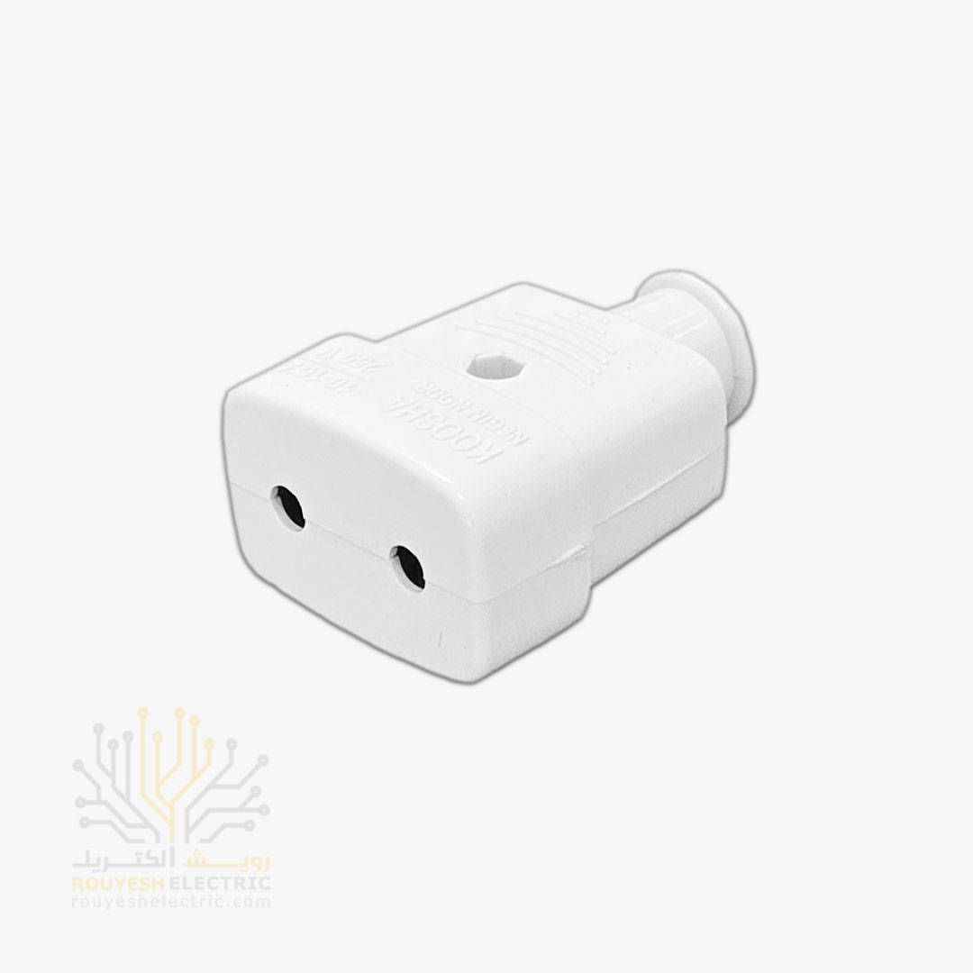 مادگی برق تخت برند کوشا نگین برنجی رنگ سفید