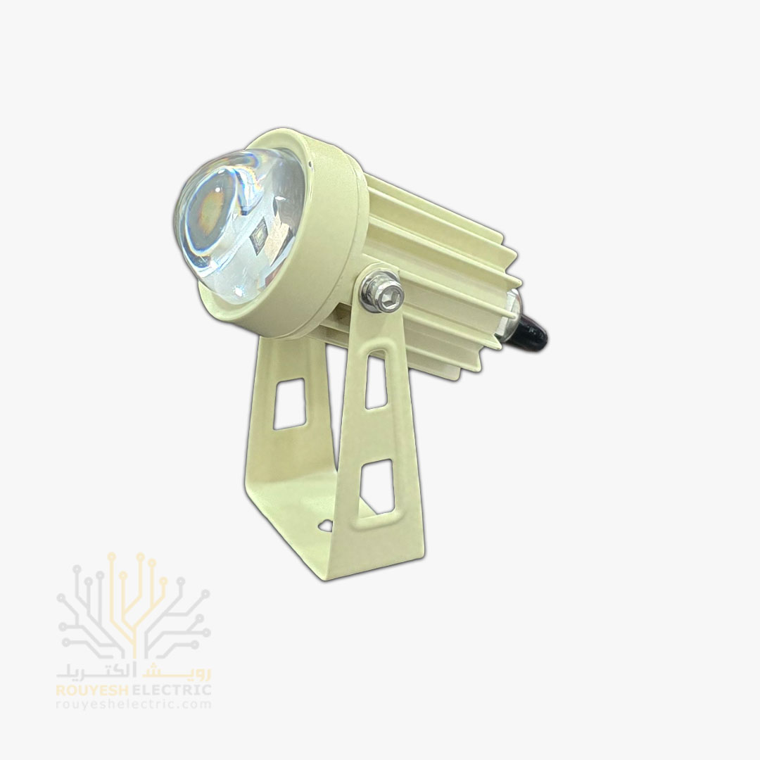 جت لایت 5 وات خارجی برند مارشال بدنه کرم چیپ کری مهتابی