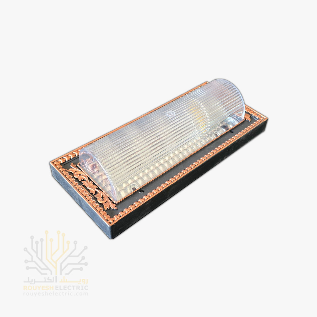 چراغ دیواری گیسو مشکی مسی