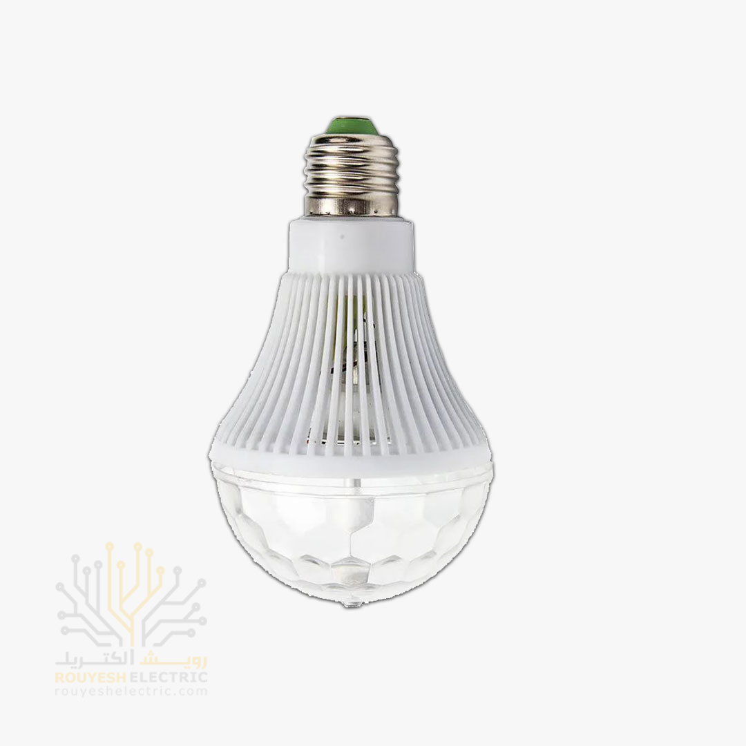 چراغ دیسکویی ساده 3 وات برند ماهور مدل لامپی