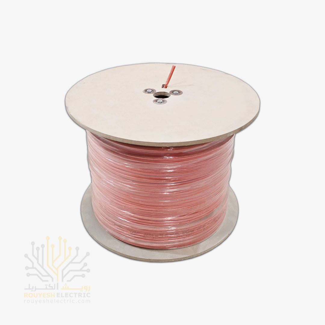 کابل شبکه cat six برند تک کابل کرمان مدل نگزنس شیلد دار sftp قرقره 504 متری