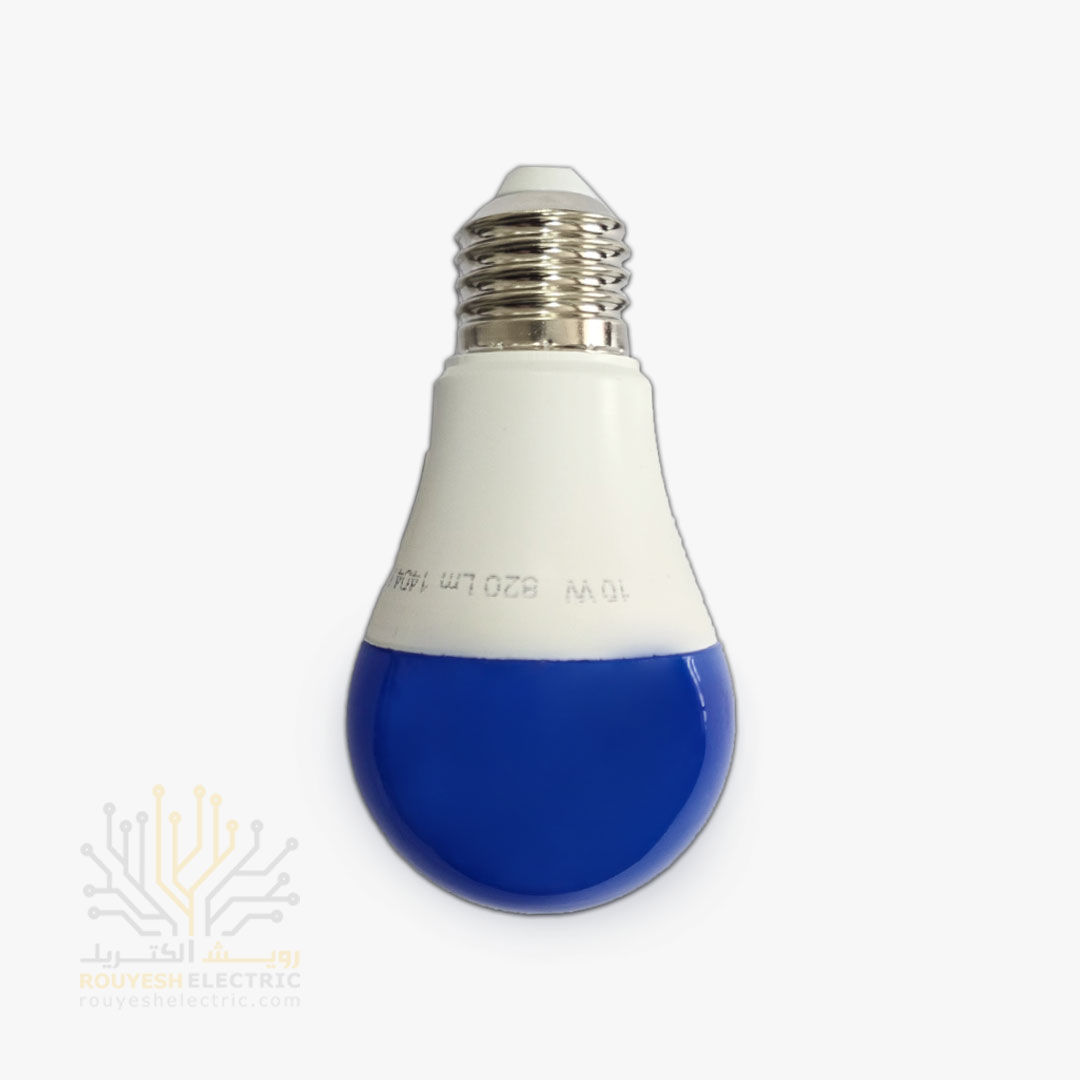 لامپ ال ای دی 10 وات حبابی برند فروزش آبی