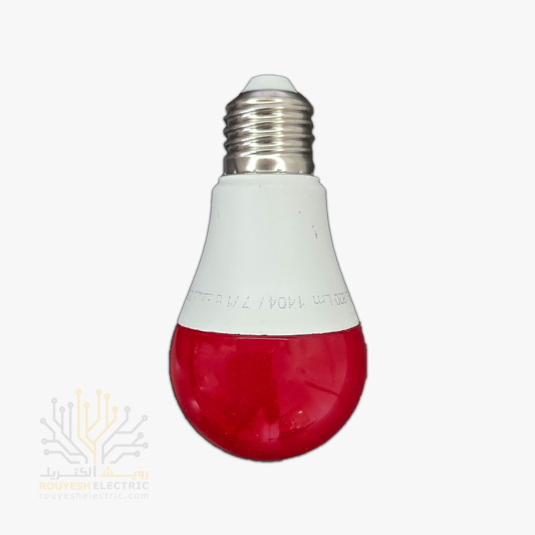 لامپ ال ای دی 10 وات حبابی برند فروزش قرمز