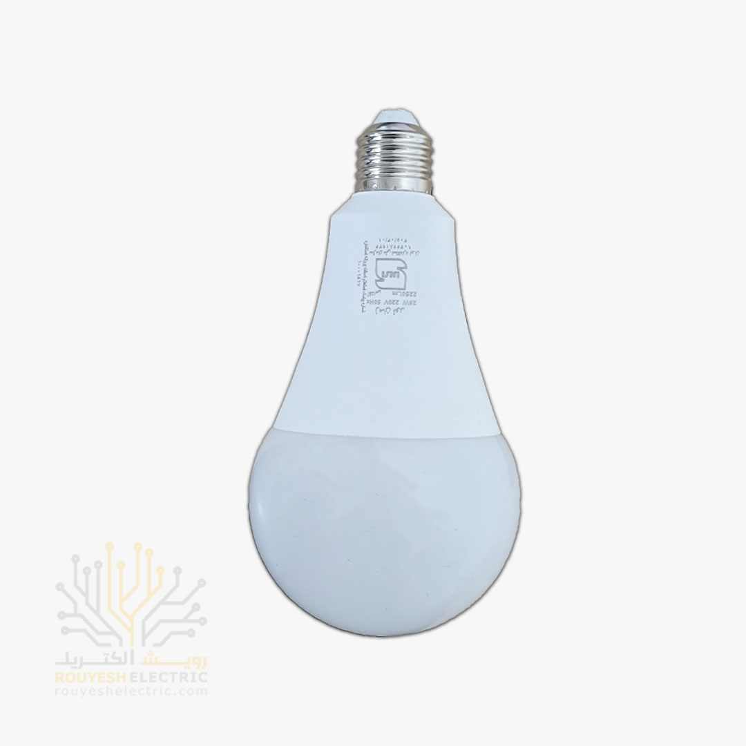لامپ ال ای دی 25 وات حبابی برند زمان نور آفتابی