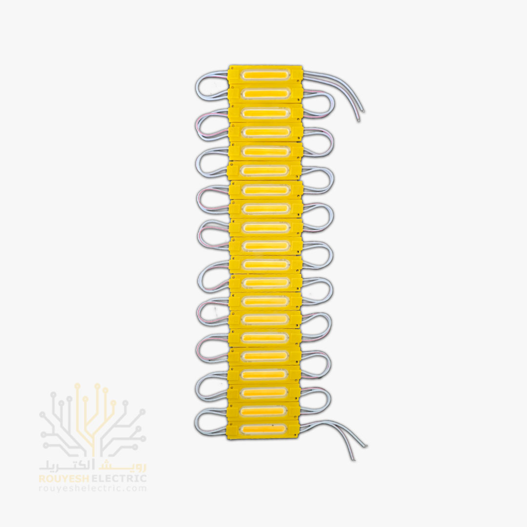 ریسه بلوکی COB برند INE پشت الومینیوم انبه ای ورق 20 تایی