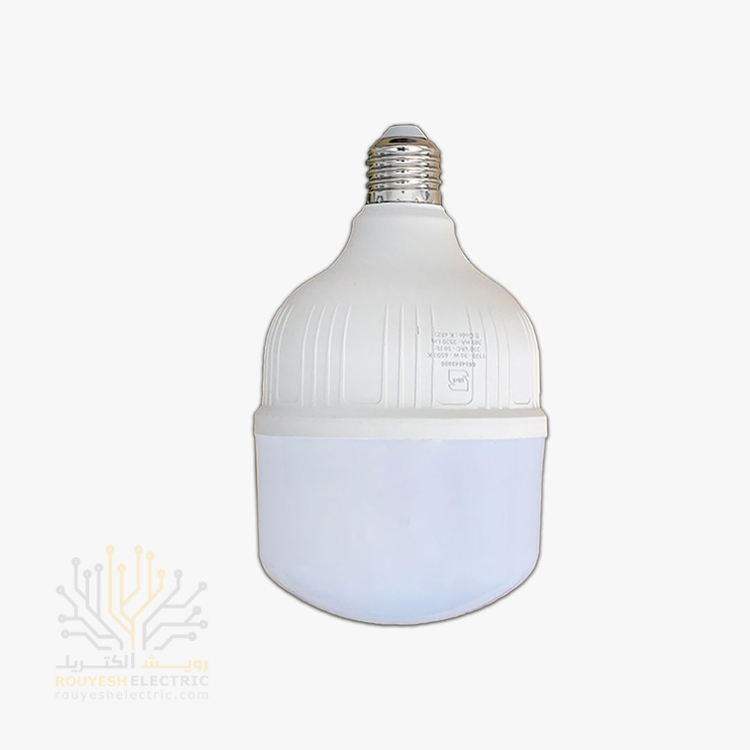 لامپ ال ای دی 30 وات استوانه برند بروکس آفتابی