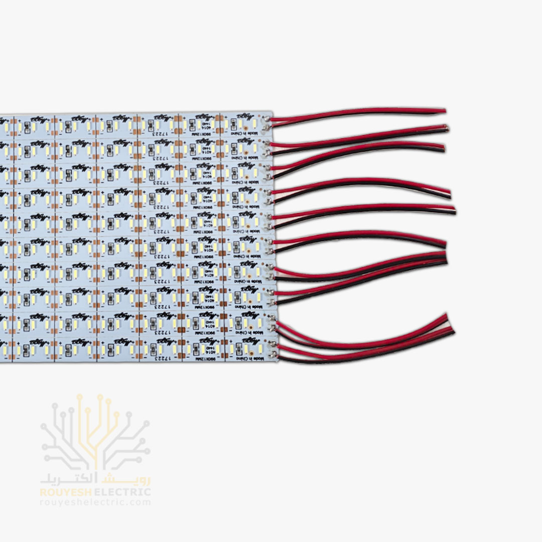 ریسه خطی 12 ولت برند مگا 40X14 تک لاین 1 متری مهتابی