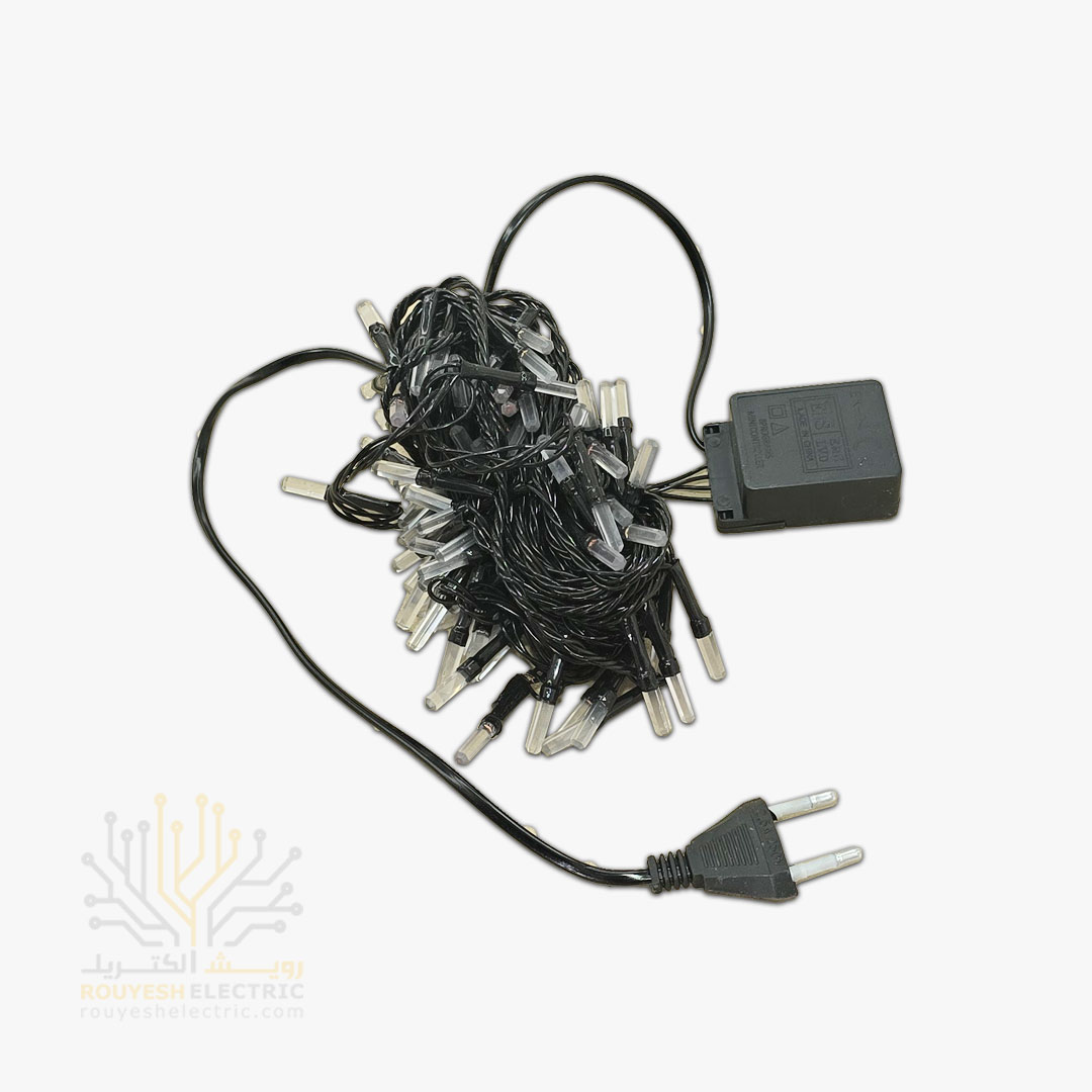 ریسه سوزنی 100 تایی مولتی 9 متری جور لامپ بزرگ