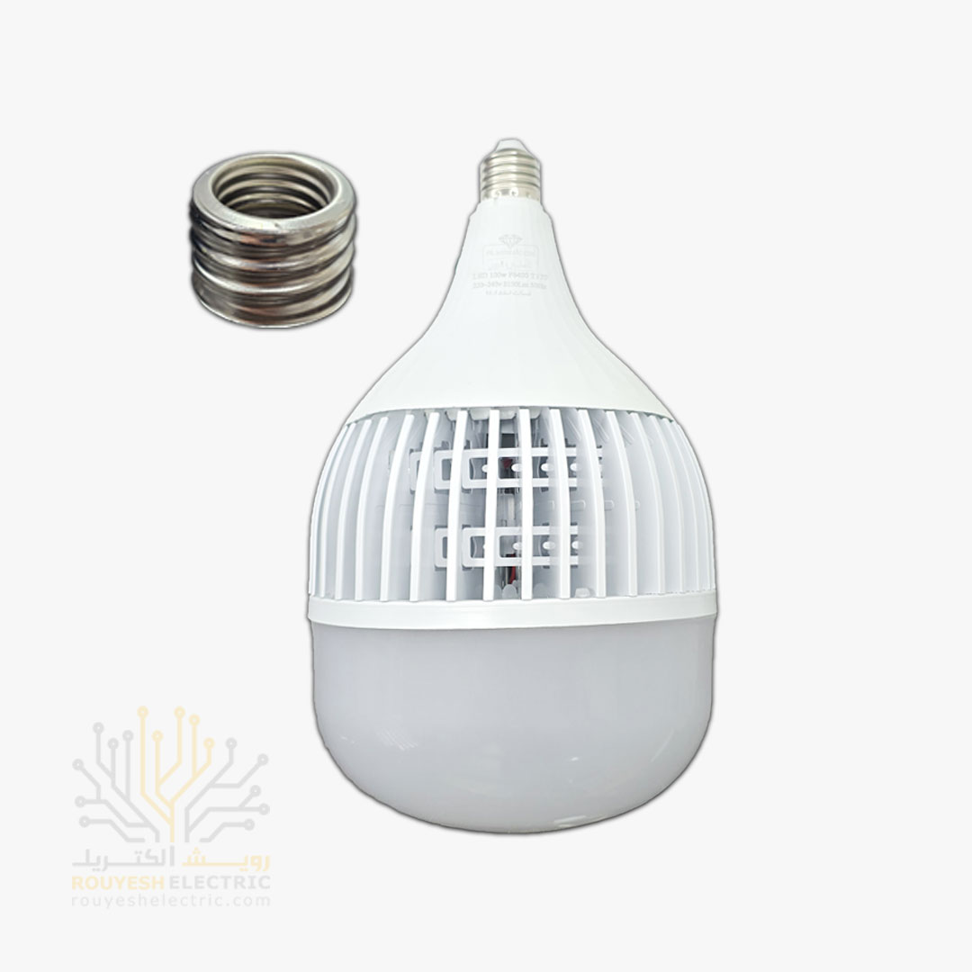 لامپ ال ای دی 100 وات استوانه مدل الماس نور مهتابی