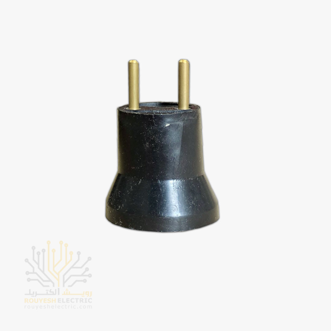 سرپیچ لامپ دوشاخه دار برند الماس شرق میله برنجی