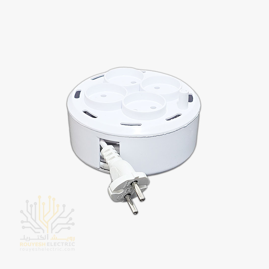 چهار راهی برق سیار جمع شو برند امگا مدل RORO کابل 5 متری