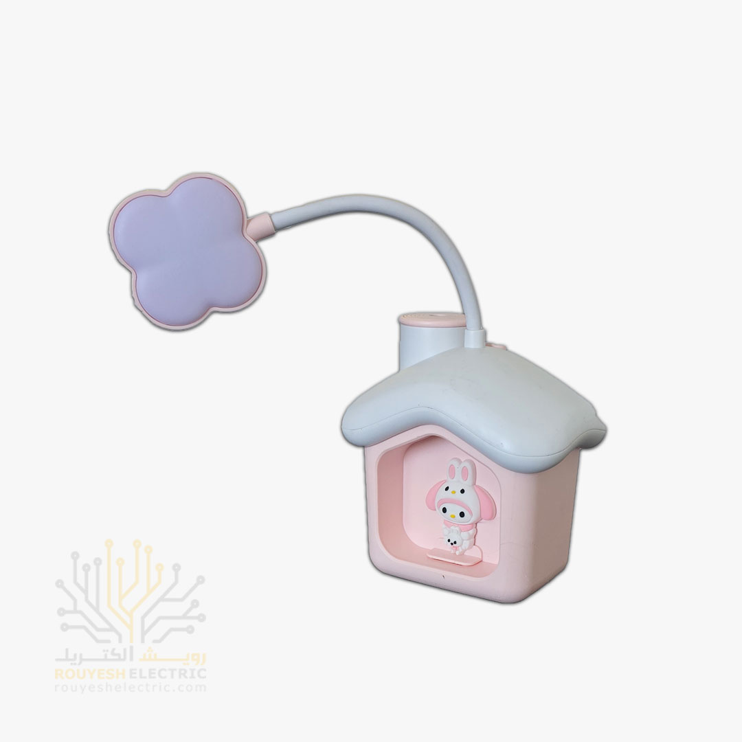 چراغ مطالعه شارژی رومیزی مدل خانه