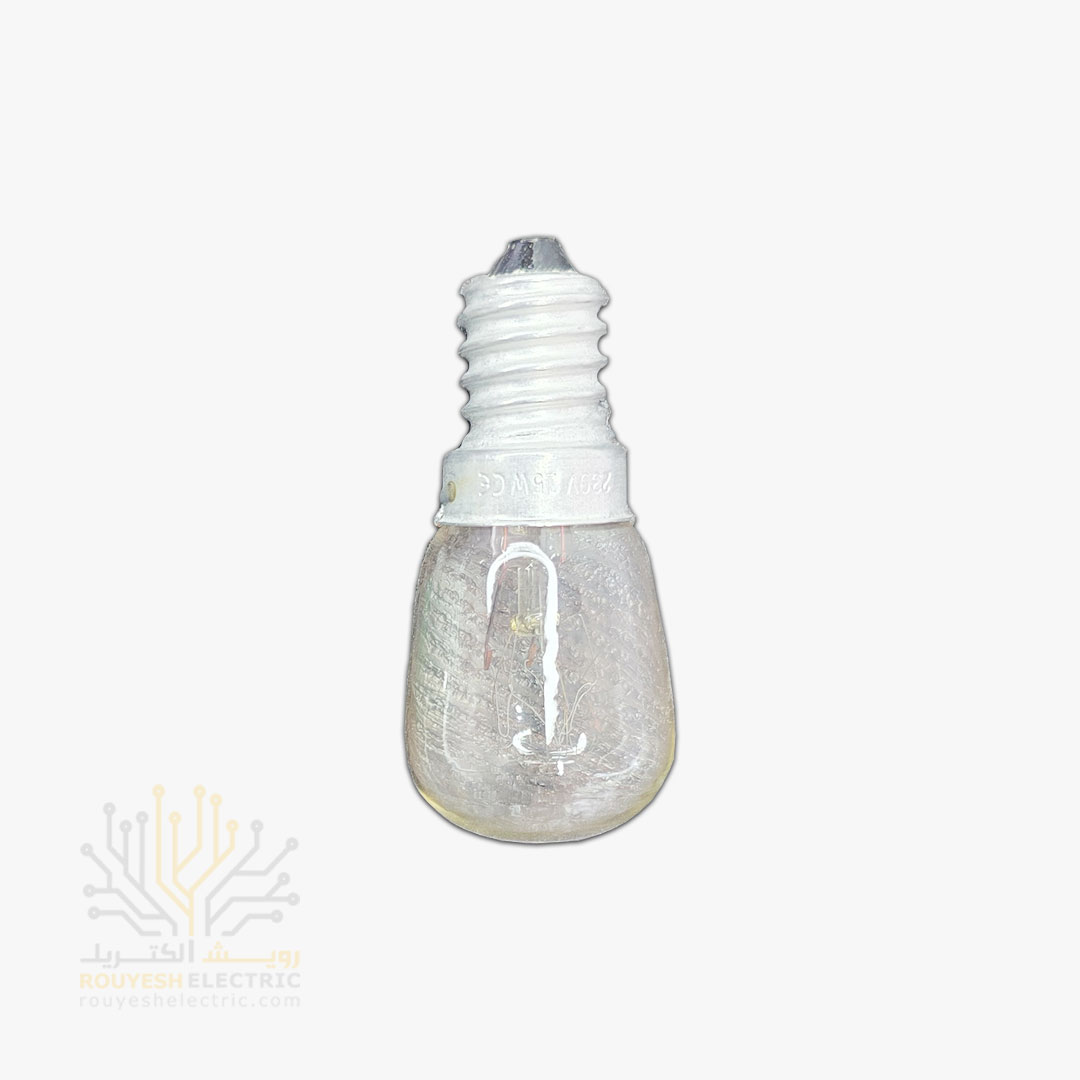 لامپ یخچال 15 وات رشته ای ساده