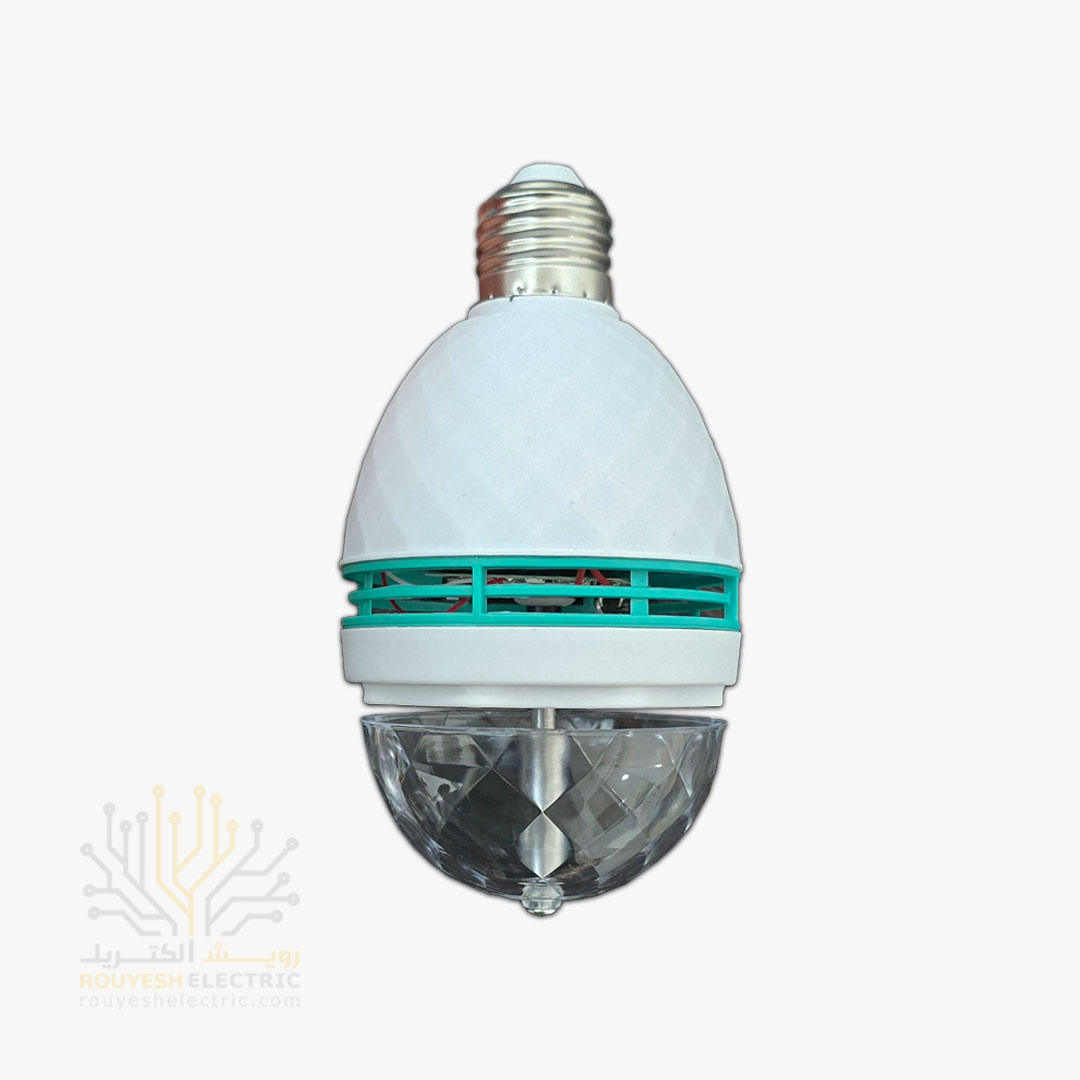 چراغ دیسکویی ساده 6 وات برند ماهور مدل لامپی