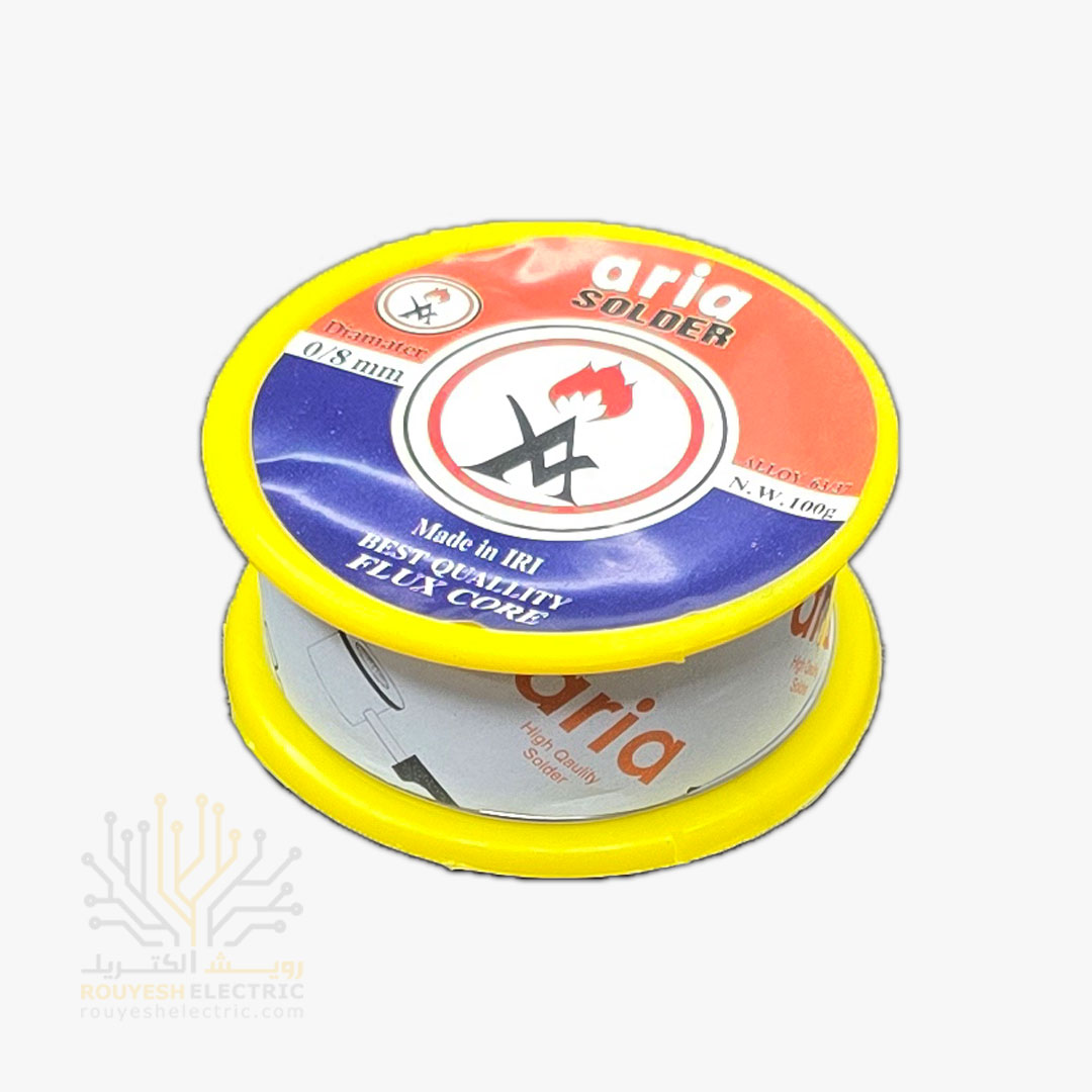 سیم لحیم کاری برند آریا 100 گرمی