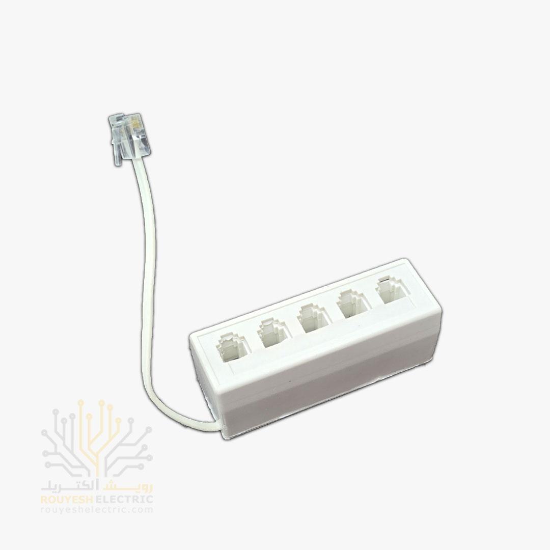 تبدیل سوکت تلفن 1 به 5 ایرانی