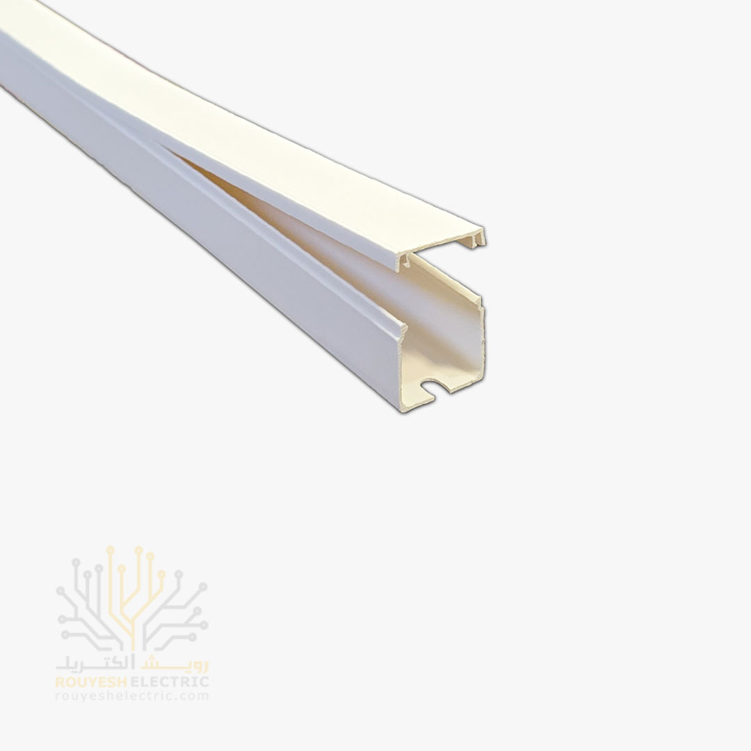 داکت برق برند سوپیتا نمره 25x25 ساده رنگ سفید 50 متر