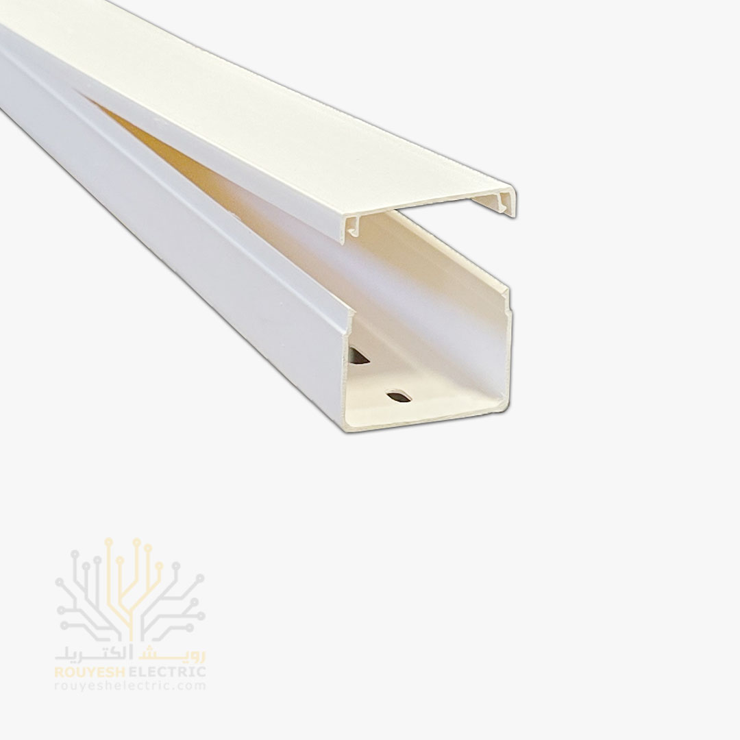 داکت برق برند سوپیتا نمره 40x30 ساده رنگ سفید 32 متر