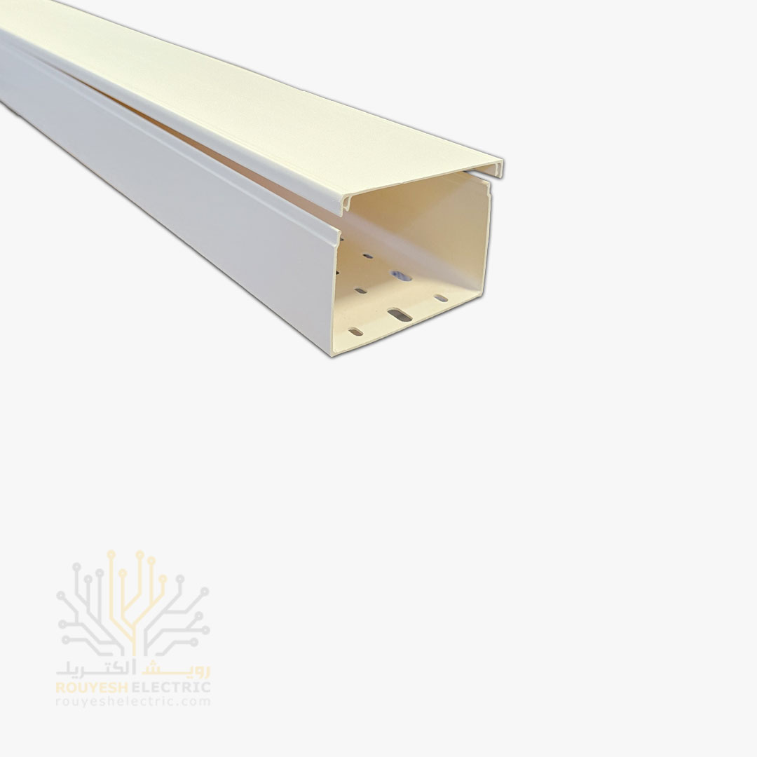 داکت برق برند سوپیتا نمره 90x60 ساده رنگ سفید 18 متر