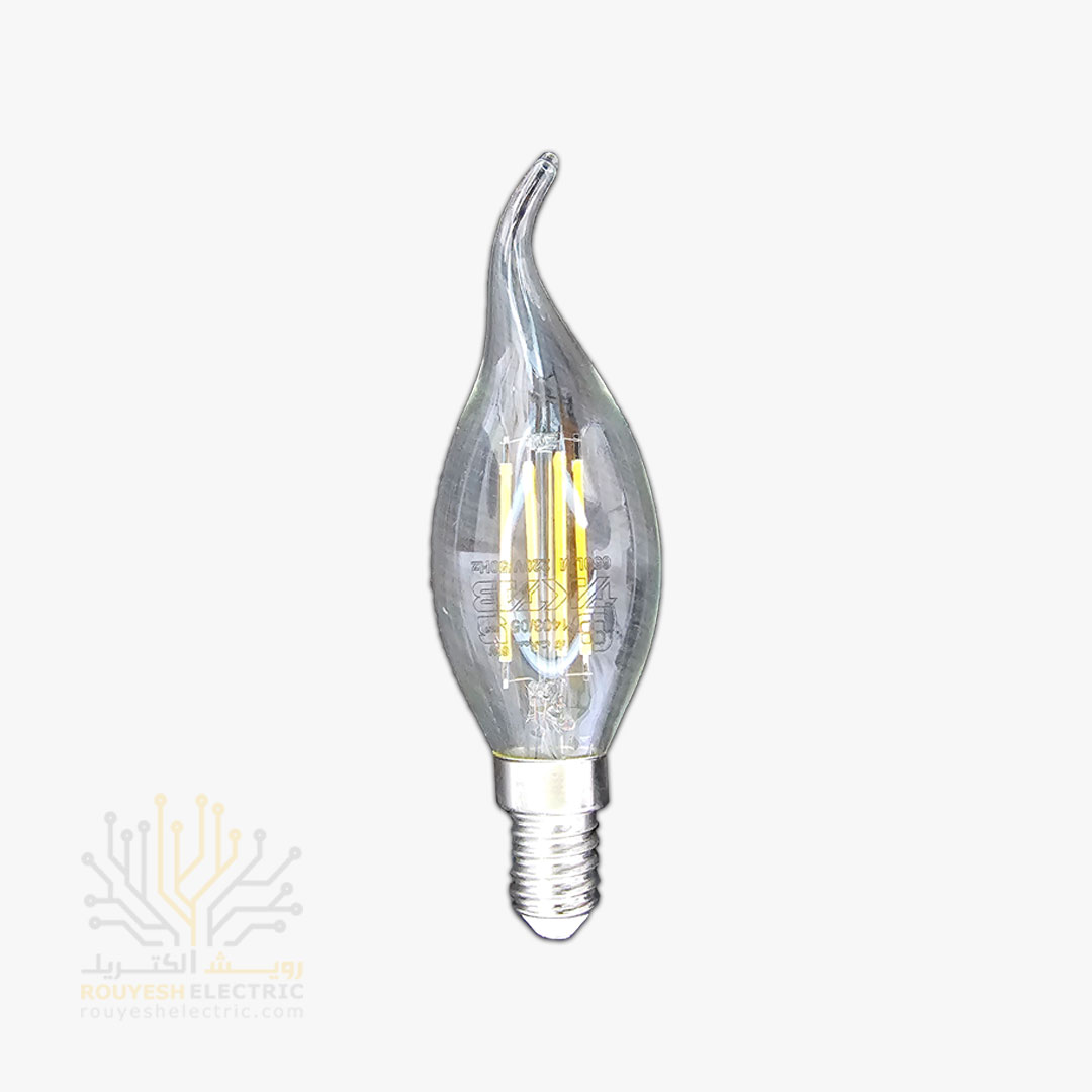 لامپ اشکی 6 وات فیلامنتی مدل تک تاب آفتابی