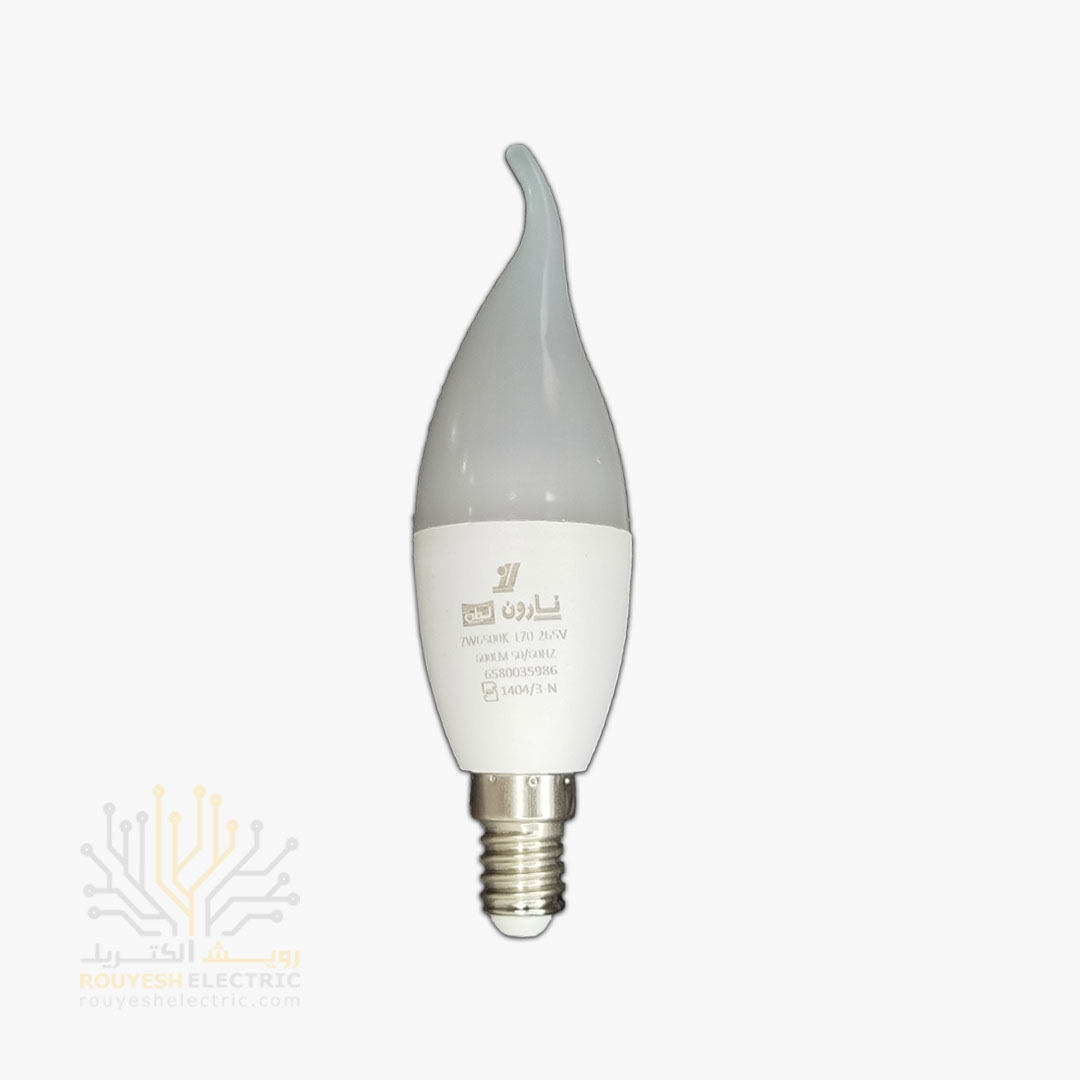 لامپ ال ای دی 7 وات اشکی برند نارون لیان مهتابی