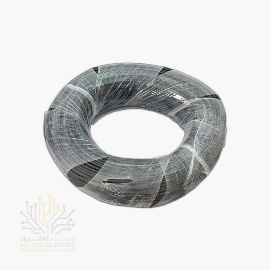 سیم تلفن 4 رشته سوکت خور 90 متری مشکی