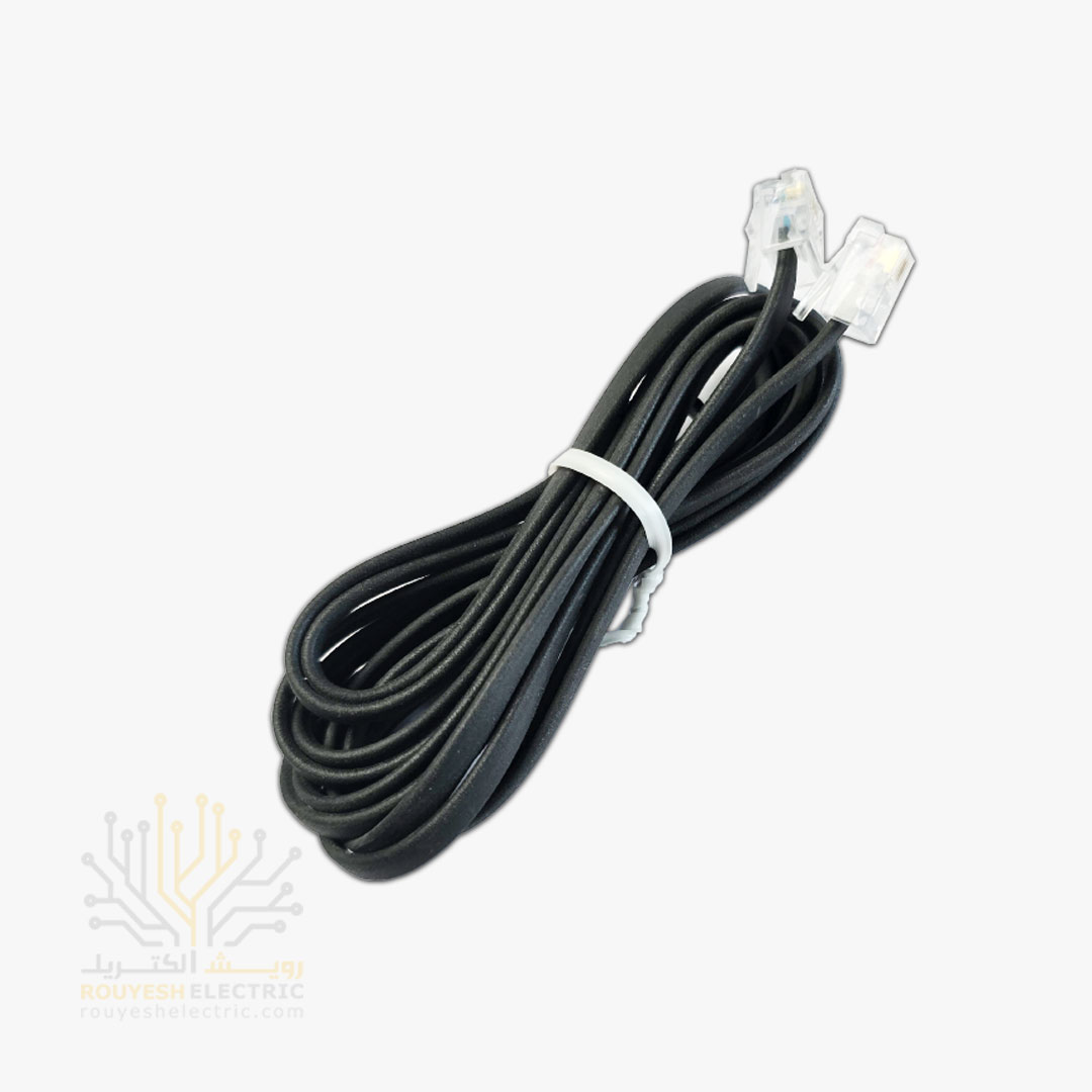 بند خط تلفن 1/5 الی 2 متری مشکی