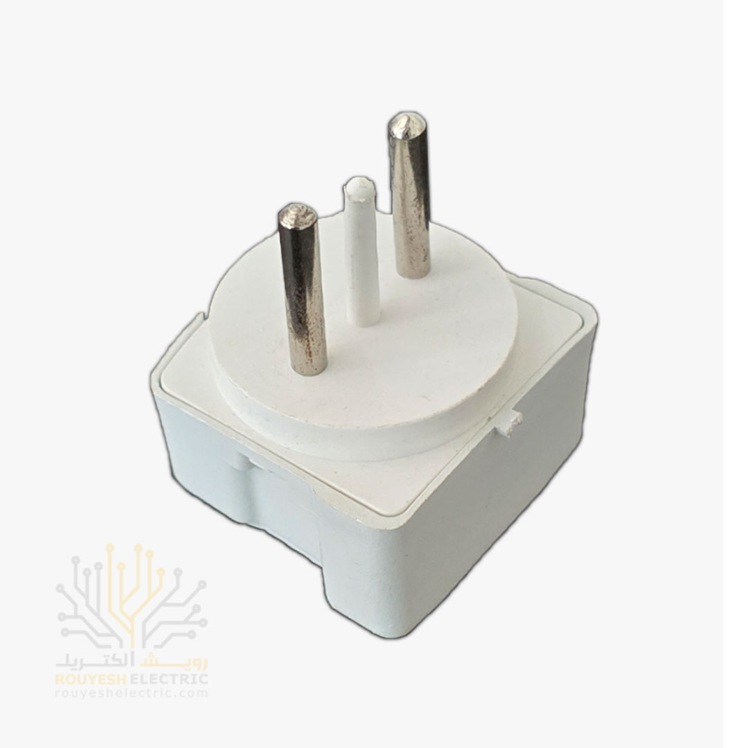 سه شاخه تلفن تک سوکت برند نور