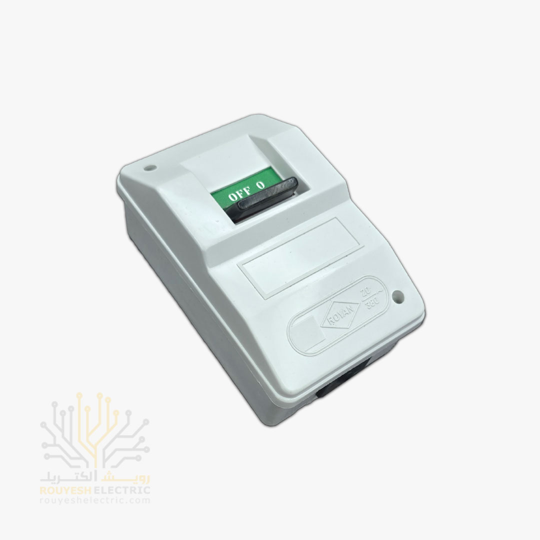 کلید بین راهی صنعتی برند رویان مدل سیمون سه فاز