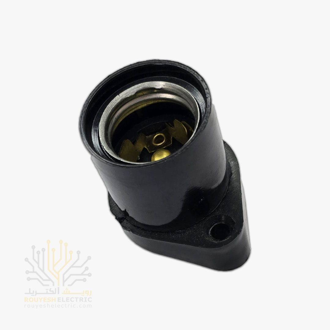 سرپیچ لامپ E27 مدل کج دیواری استاندارد