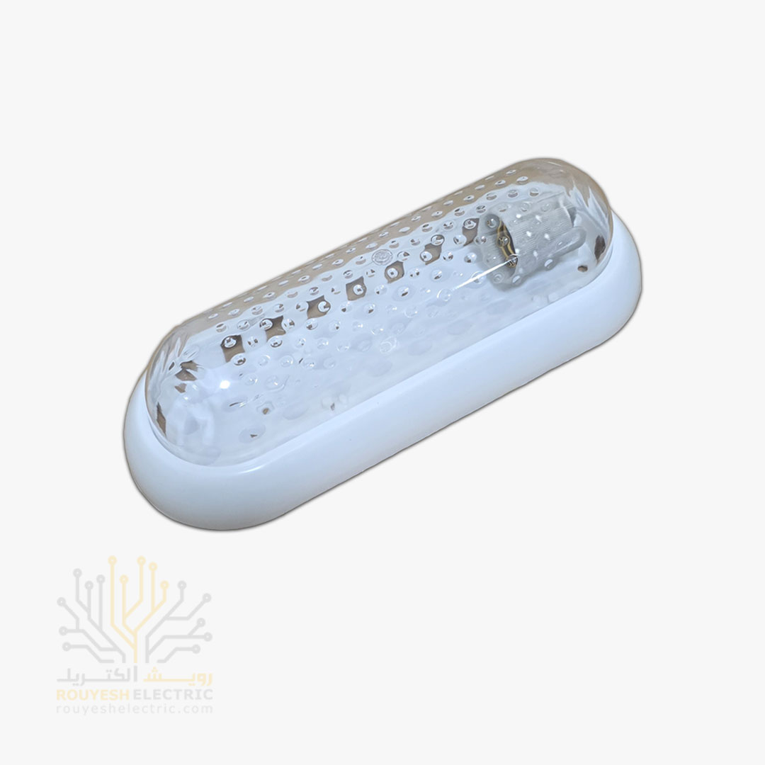 چراغ دیواری برند نورسان مدل ساندویچی بدون کفی آبکاری شده