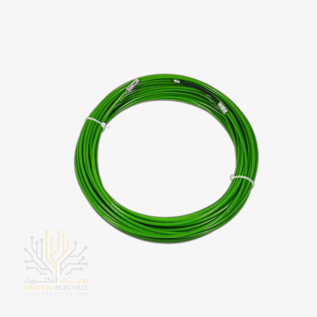 فنر سیم کشی پلاستیکی برند کی بی ام قطر 4/8 میل مغزی مفتول 1/9 میل 10 متری